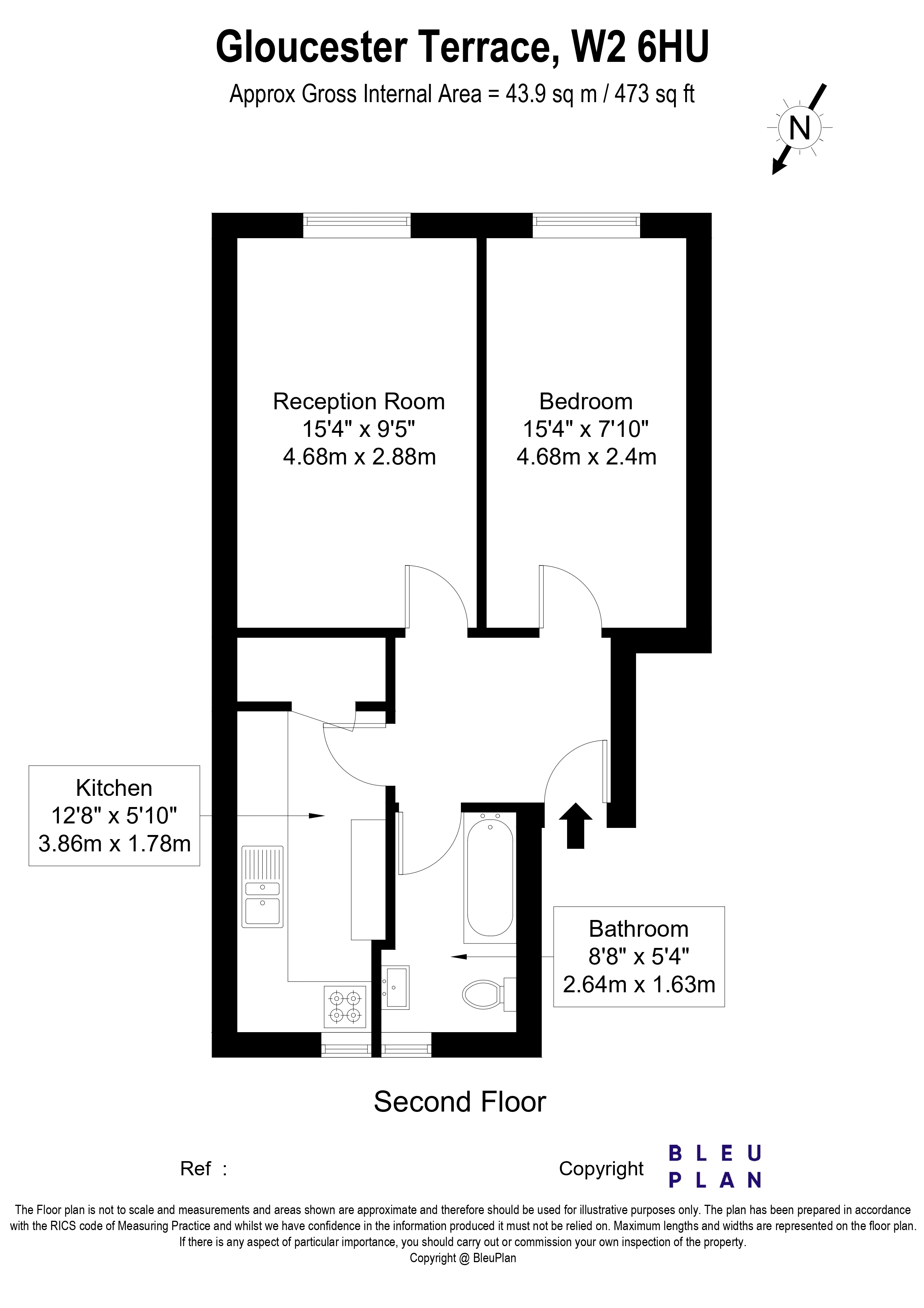 Gloucester Terrace floorplan